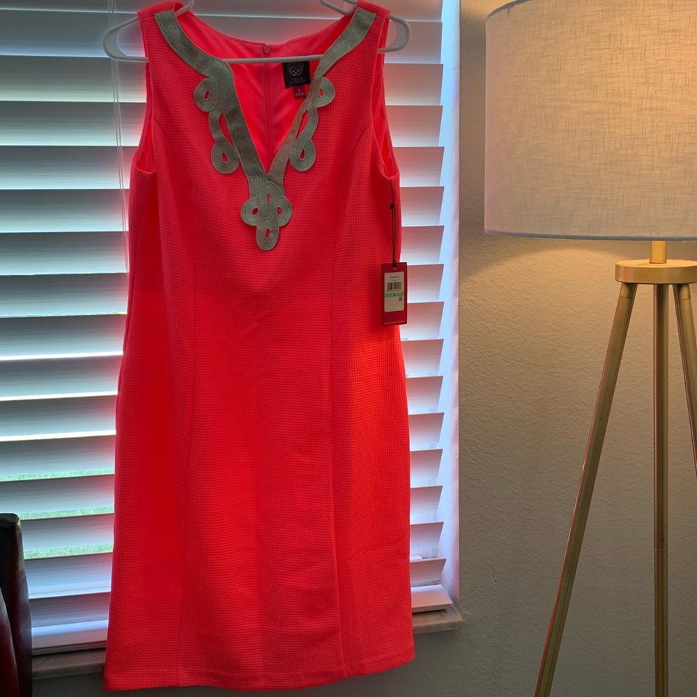 Highlighter pink Vince Camuto dress size 8